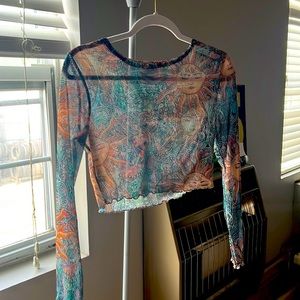 Mesh (see through) top for summer.